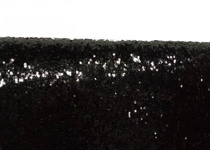Carta da parati nera robusta 25cm*138cm dei rivestimenti murali del tessuto di scintillio del tessuto dell'unità di elaborazione
