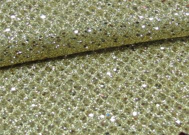Porcellana Tessuto di maglia normale di allungamento di scintillio del poliestere della stagnola per la fabbricazione della carta di parete delle borse delle scarpe fornitore