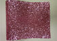 Tessuto robusto rosa della parete di scintillio, bei strati tessuti non del tessuto di scintillio fornitore