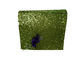 Spessore robusto glassato verde chiaro del tessuto 0.55mm di scintillio per le scarpe e la carta da parati fornitore