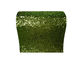 Spessore robusto glassato verde chiaro del tessuto 0.55mm di scintillio per le scarpe e la carta da parati fornitore