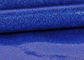 Tessuto blu con il fondo del panno, tessuto speciale di scintillio del PVC di scintillio della scintilla del cuoio del tessuto fornitore