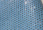 Tessuto materiale di cuoio impermeabile del bello tessuto di cuoio perforato blu-chiaro fornitore