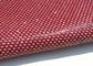 Porcellana Tessuto perforato rosso luminoso di Alcantara, tessuto perforato del poliestere del cuoio dello specchio dell&#039;unità di elaborazione esportatore