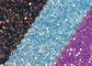 Porcellana Tessuto robusto di scintillio di stile 3D di scintillio del tessuto del multi di colore dell&#039;unità di elaborazione di scintillio arcobaleno attraente del cuoio esportatore