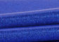 Tessuto blu con il fondo del panno, tessuto speciale di scintillio del PVC di scintillio della scintilla del cuoio del tessuto fornitore