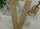 Porcellana Lettere di scintillio dell&#039;oro della decorazione di Natale di Diy, lettere di alfabeto di scintillio della festa nuziale esportatore
